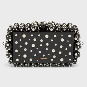 Cult Gaia NWT Eos Pearly Beaded Clutch Bag